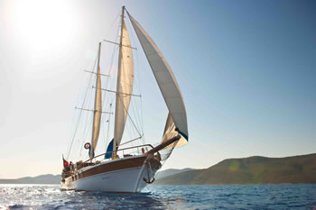 zeilen in Turkije-Gulet