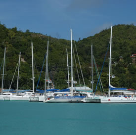 Bareboat zeilen bij de Seychellen